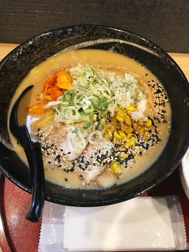 （閉店）【札幌らーめん 獅子王 】ヘルシー軽やか新感覚の味噌ラーメンを味わいました　