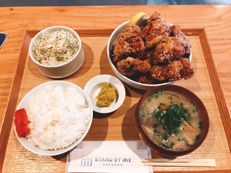 【STAND BY ME】唐揚げ個数上限なし！福岡名物いいとこ取りの唐揚げ定食を頂く